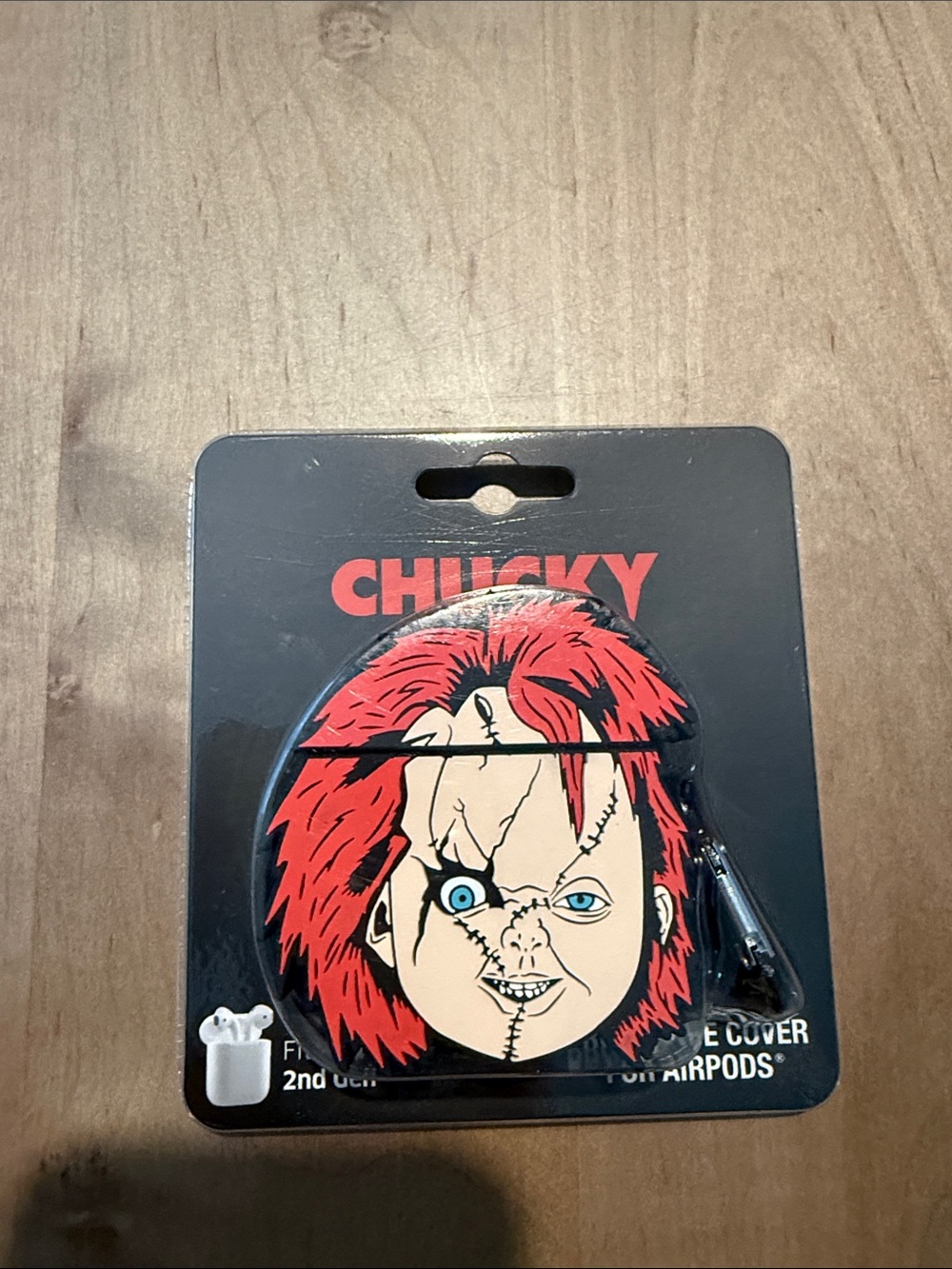 Bioworld Red and Flesh Tone Chucky Silicone Earbud Case